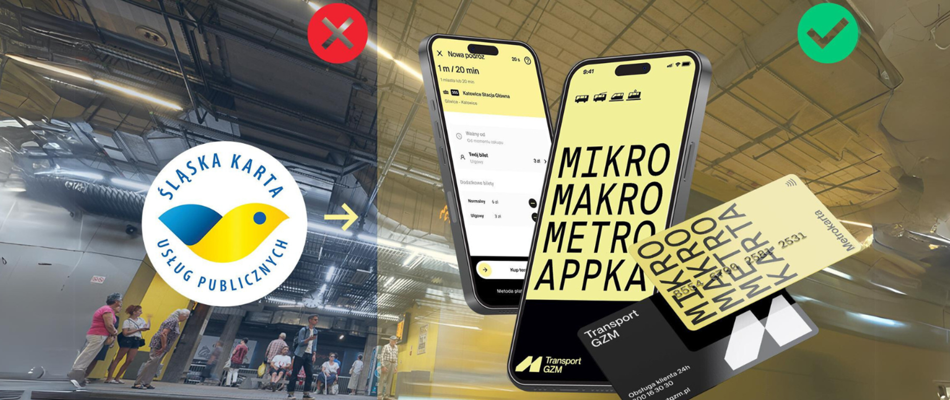 Transport GZM - karta ŚKUP przechodzi w telefon z aplikacją i kartą Transport GZM