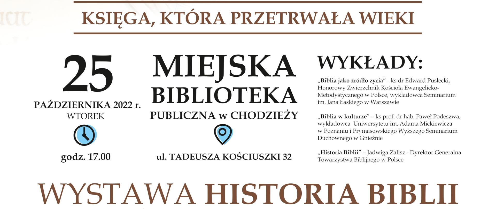 Historia Biblii - wystawa