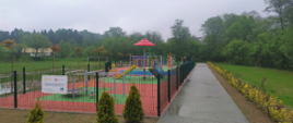 Budowa obiektów małej architektury w miejscu publicznym w miejscowości Skawa. Wykonanie plac zabaw, siłowni zewnętrznej wraz z zagospodarowaniem terenu