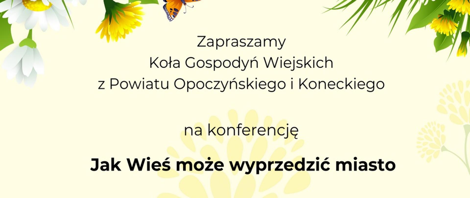 Zapraszamy na konferencję "Jak wieś może wyprzedzić miasto"