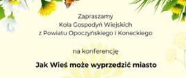 Zapraszamy na konferencję "Jak wieś może wyprzedzić miasto"