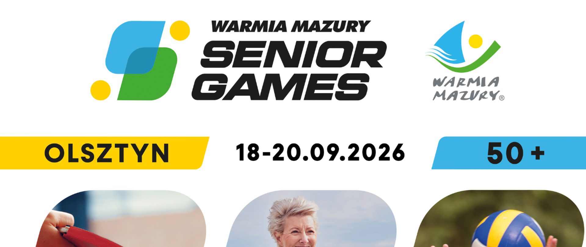 Senior Games Warmia Mazury plakat promocyjny zapisy