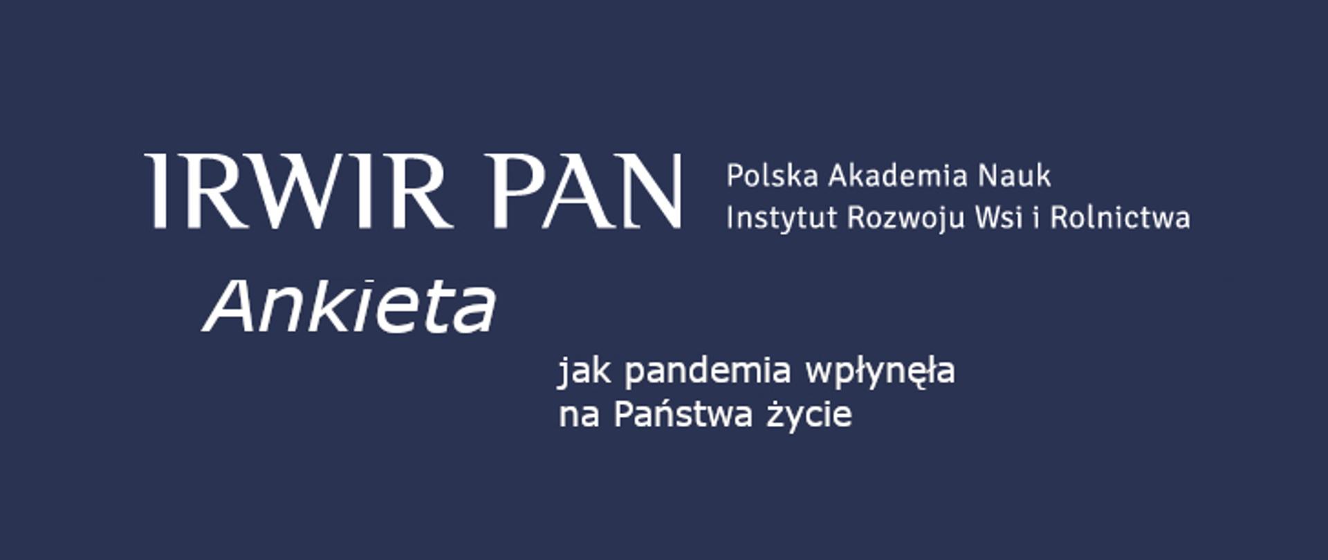 Ankieta IRWIR PAN