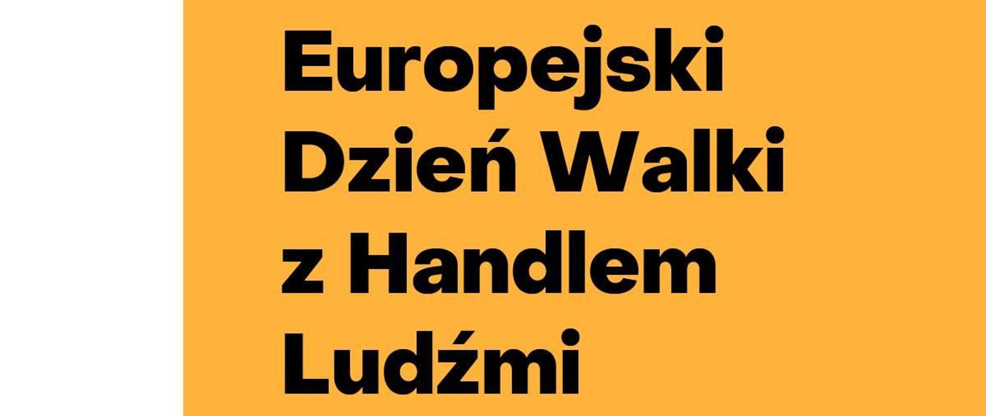 Europejski Dzień Walki z Handlem Ludźmi
