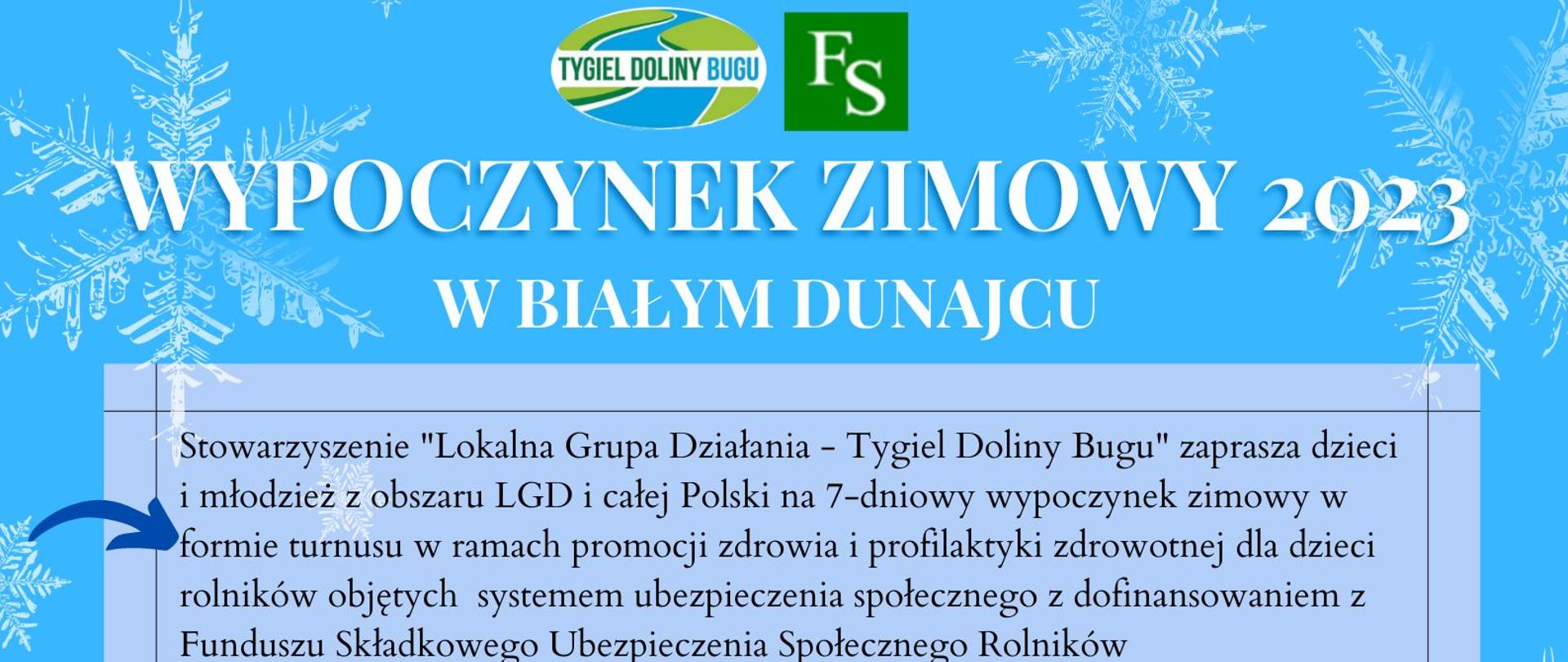 link do informacji o wypoczynku zimowym w Białym Dunajcu