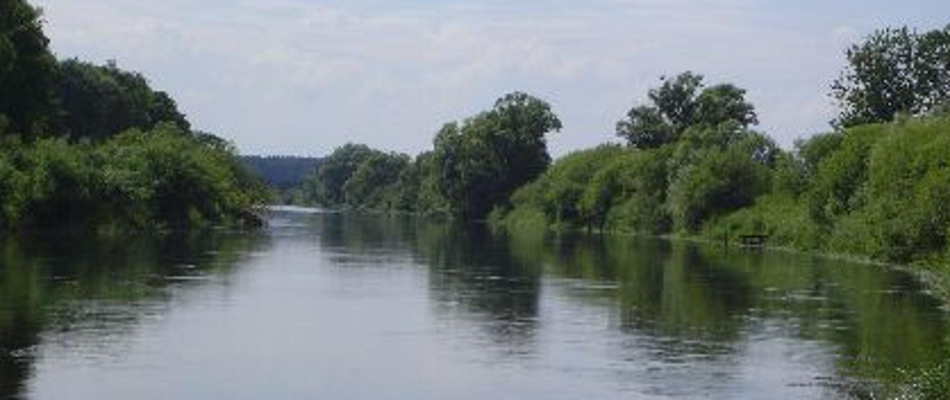 Rzeka Noteć w okolicach Krzyża Wielkopolskiego