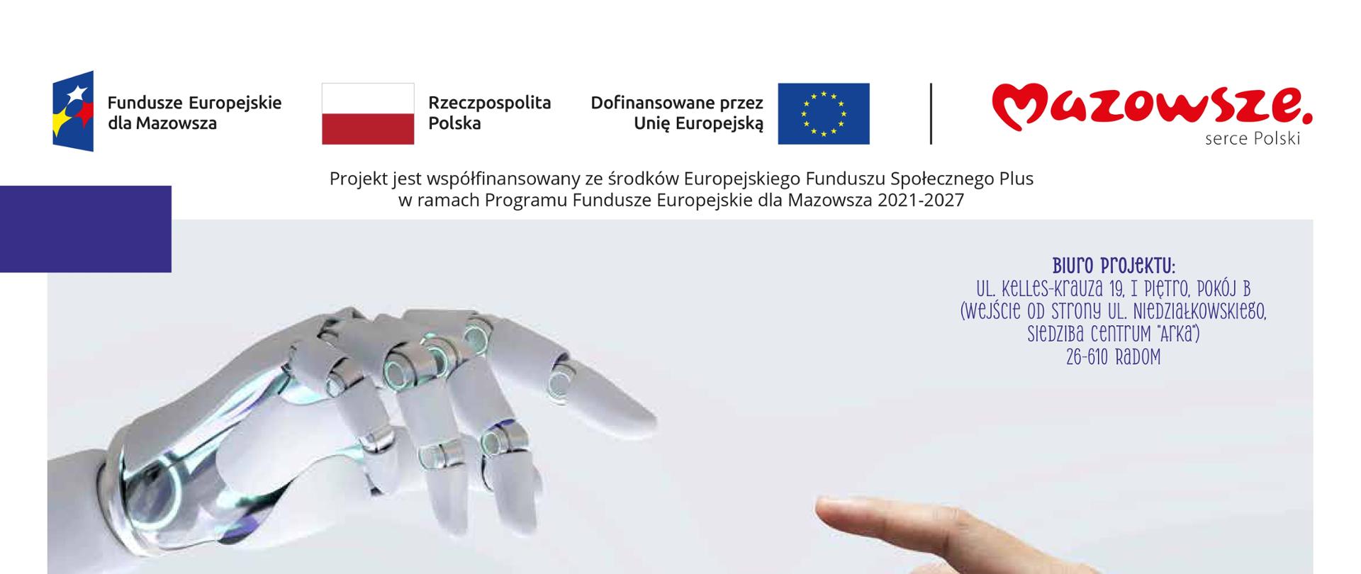 Nowe kompetencje drogą do sukcesu - plakat promocyjny. Celem projektu jest nabycie umiejętności podstawowych umożliwiających korzystanie z technologii cyfrowych w codziennym życiu przez min.95% ze 120 os. dorosłych, zainteresowanych z własnej inicjatywy wsparciem w zakresie kompetencji podstawowych, realizowanych poza BUR, z grup defaworyzowanych, wykazujących największą lukę kompetencji i posiadających największe trudności w dostępie do edukacji, zamieszkujących w rozumieniu KC na obszarze RMR WM, w okresie 03.2025 - 08.2026, poprzez udział w kompleksowym wsparciu w projekcie.