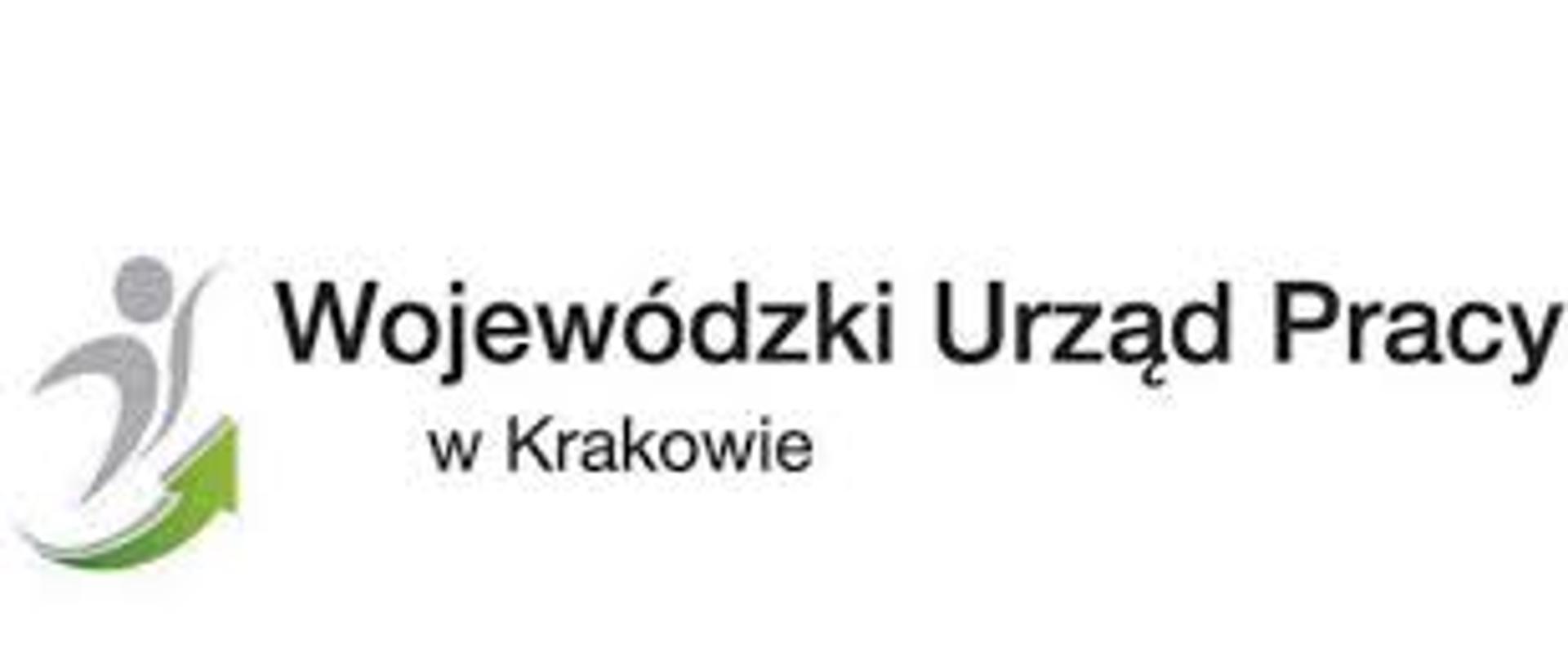 LOGO z napisem Wojewódzki Urząd Pracy w Krakowie