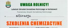 Szkolenie chemizacyjne