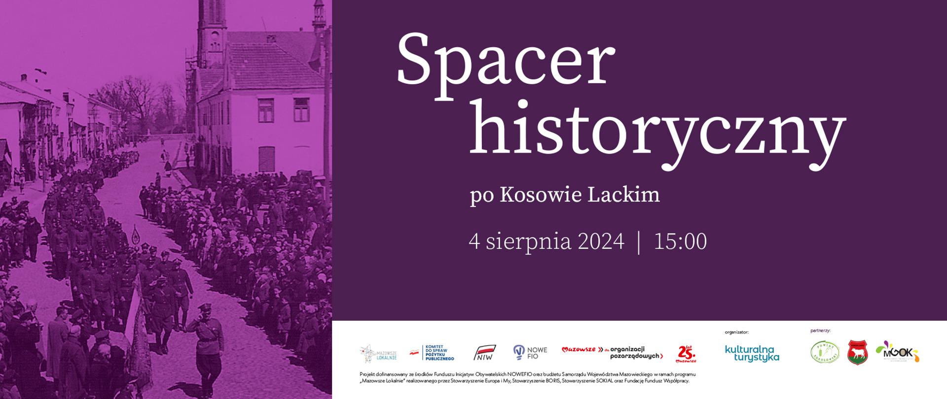 Zaproszenie na spacer historyczny po Kosowie Lackim