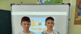 Uczniowie klasy 3 stworzyli zasady bezpiecznego korzystania z Internetu.