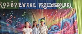 Reprezentant naszej szkoły w konkursie „Rozśpiewane przedszkolaki”