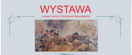 Zdjęcie obrazu - walczących żołnierzy, u dołu i góry grafiki umieszczono informacje o wydarzeniu