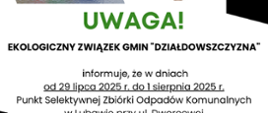 Plakat informacyjny