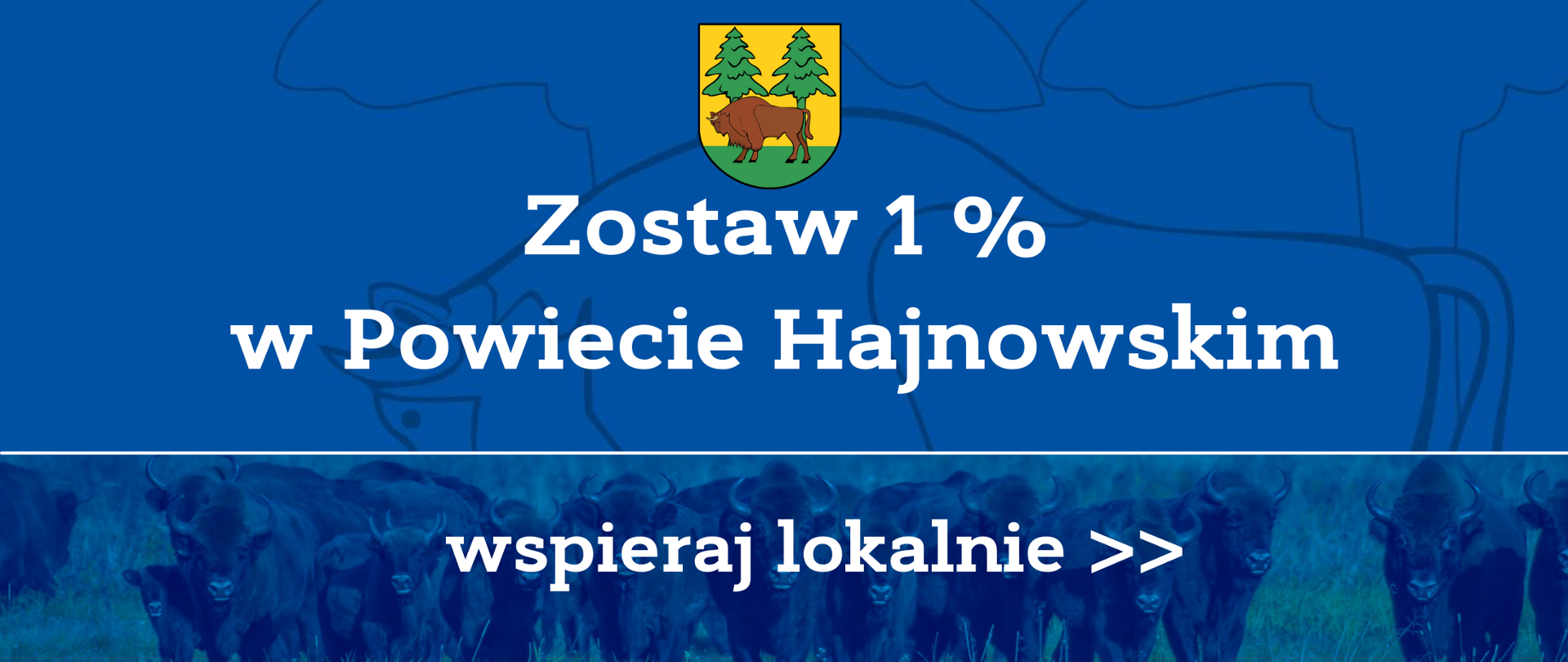 Zostaw 1% w Powiecie Hajnowskim, wspieraj lokalnie.