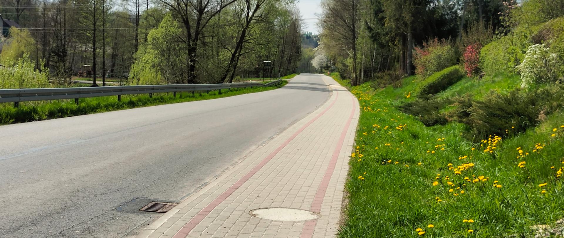 Chodnik w kierunku Hermanowej