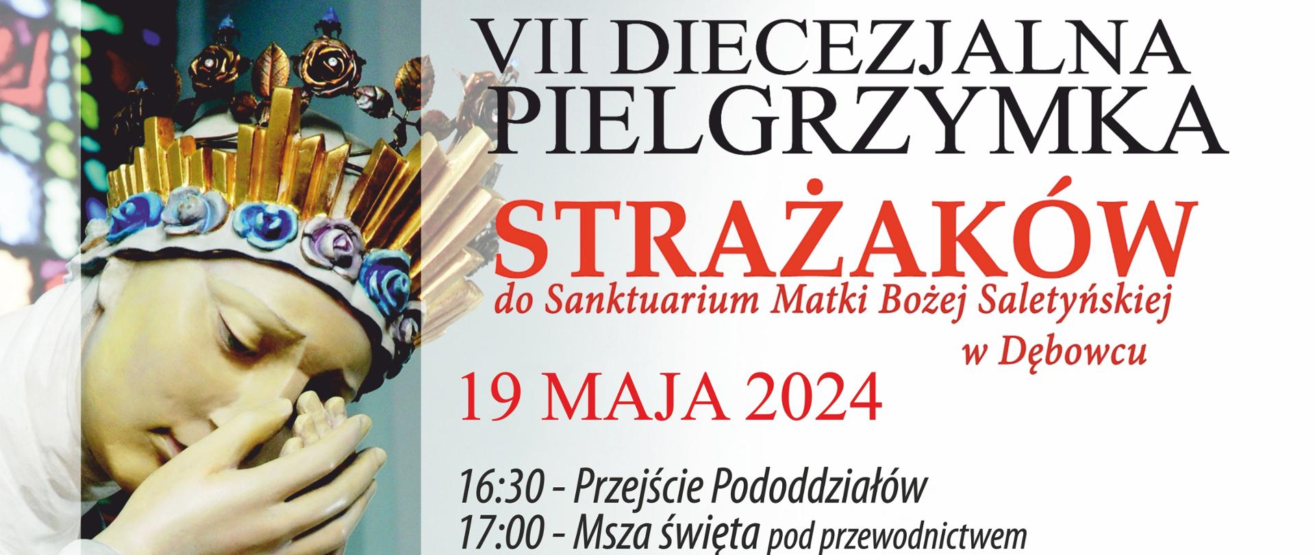 VII Diecezjalna Pielgrzymka Strażaków do Sanktuarium Matki Bożej Saletyńskiej w Dębowcu 