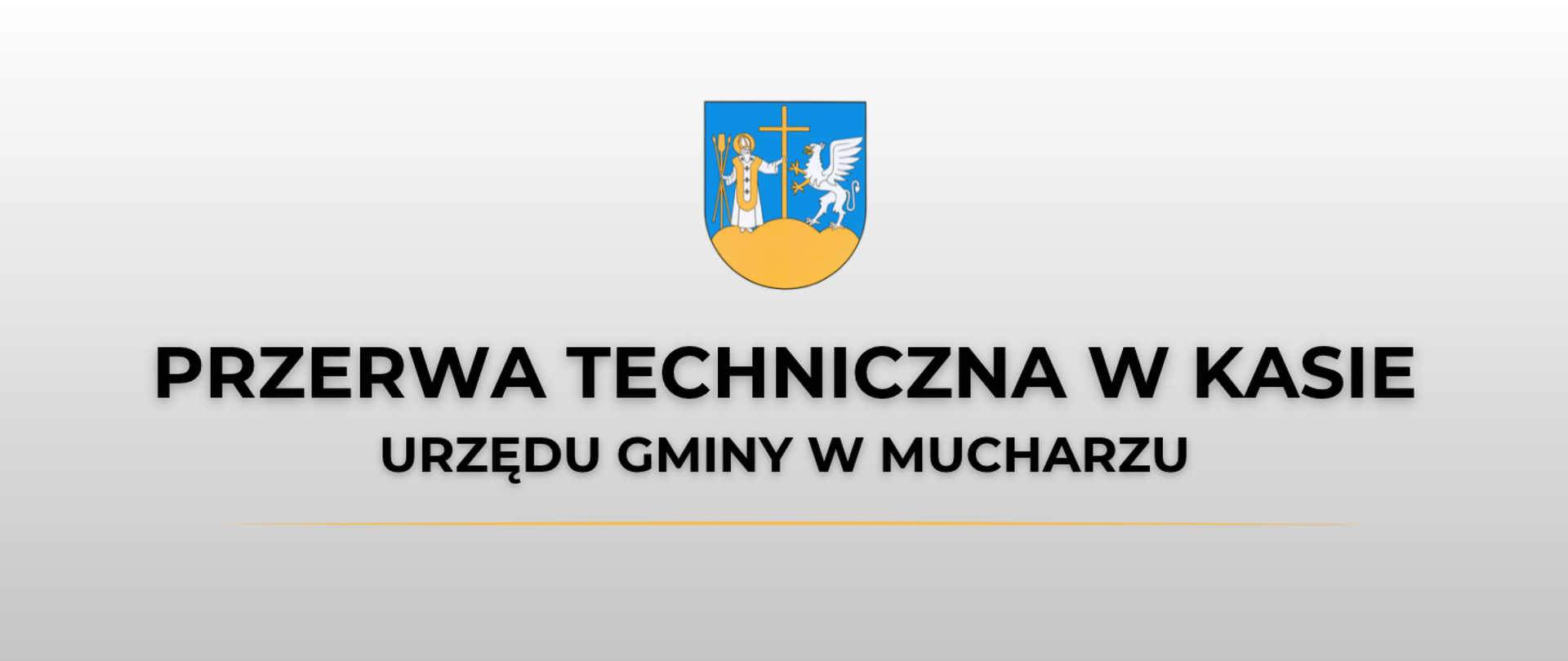 Przerwa techniczna w Kasie Urzędu Gminy w Mucharzu