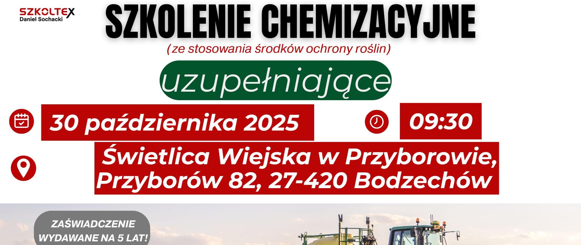30.10.25 Przyborow - szkolenie chemizacyjne