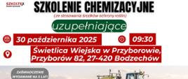 30.10.25 Przyborow - szkolenie chemizacyjne
