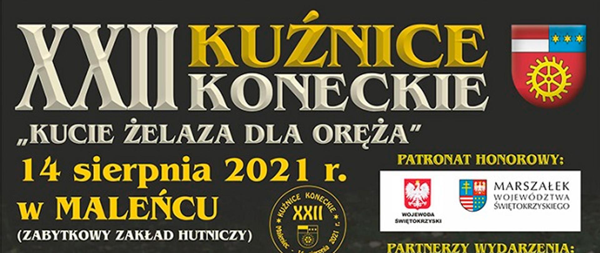 Plakat Kuźnice Koneckie 2021
