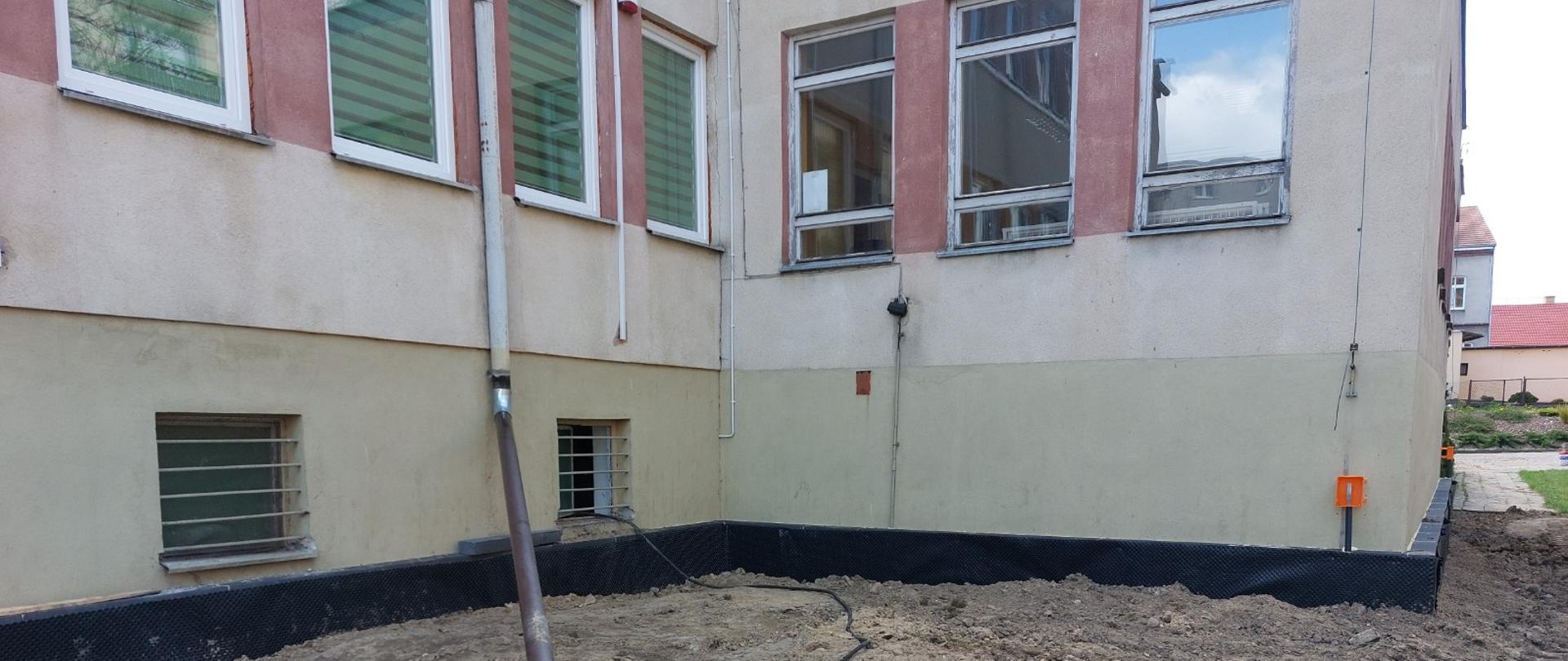 Remontowany budynek MOPS w Chodzieży 