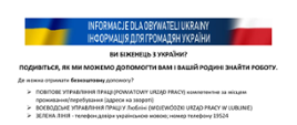 Informacje dla obywateli Ukrainy