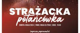 plakat strażacka potańcówka 