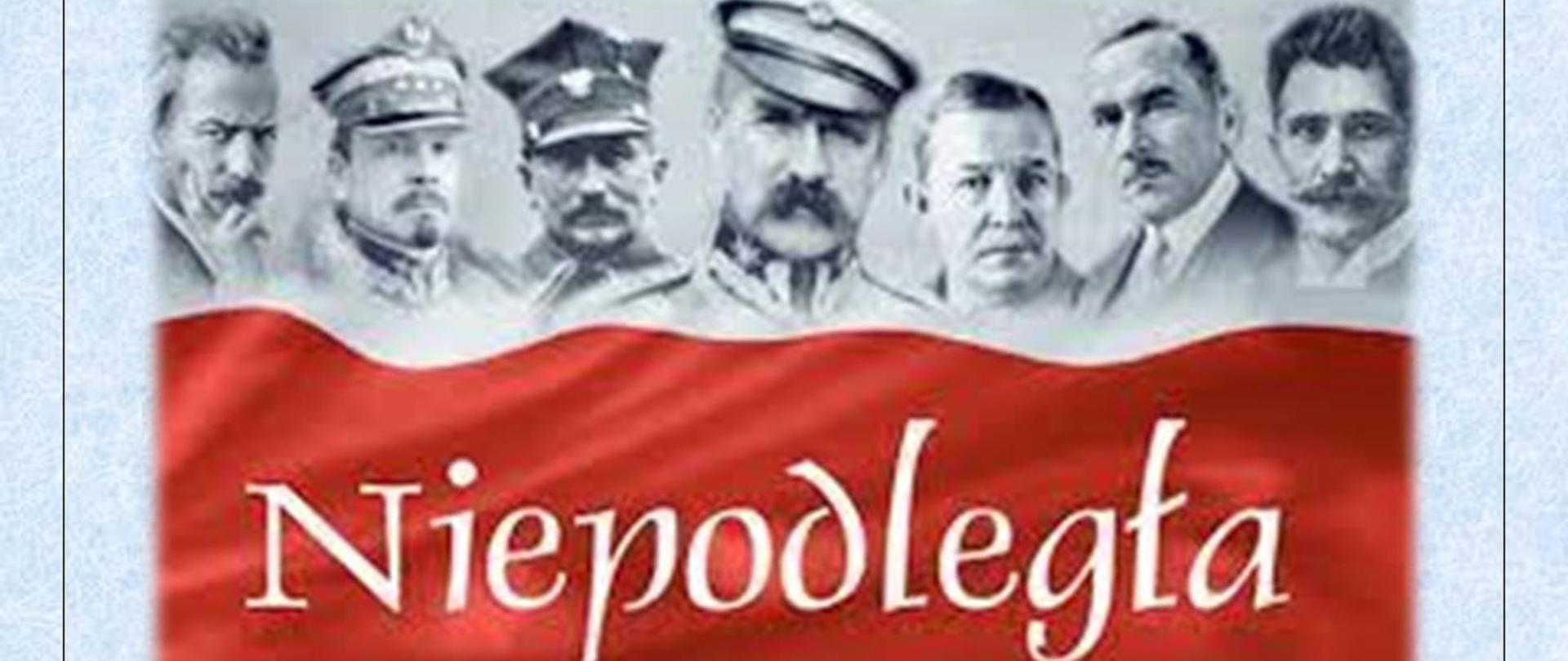 grafika przedstawia plakat z informacjami dotyczącymi obchodów Narodowego Dnia Niepodległości