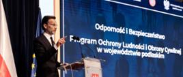 Przemawia Wojewoda Podlaski Jacek Brzozowski