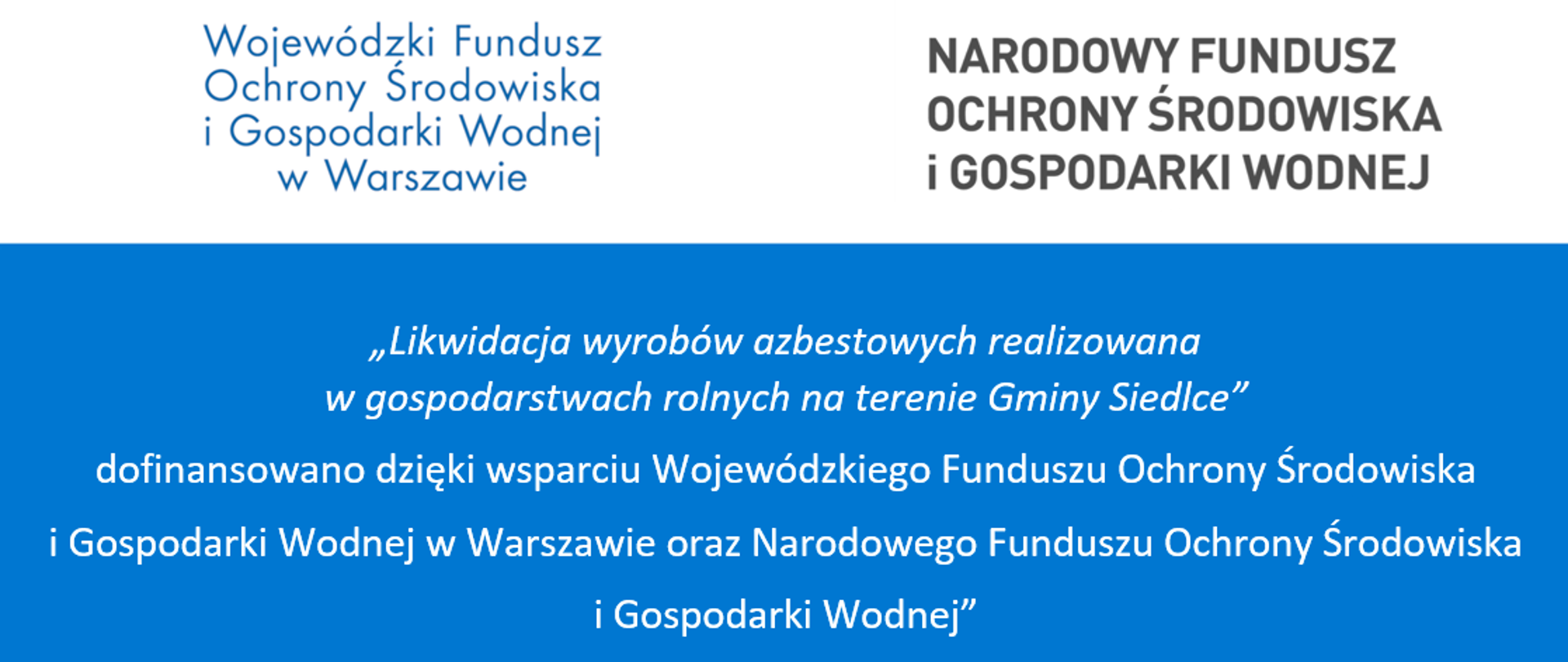 Likwidacja wyrobów azbestowych