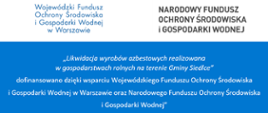 Likwidacja wyrobów azbestowych