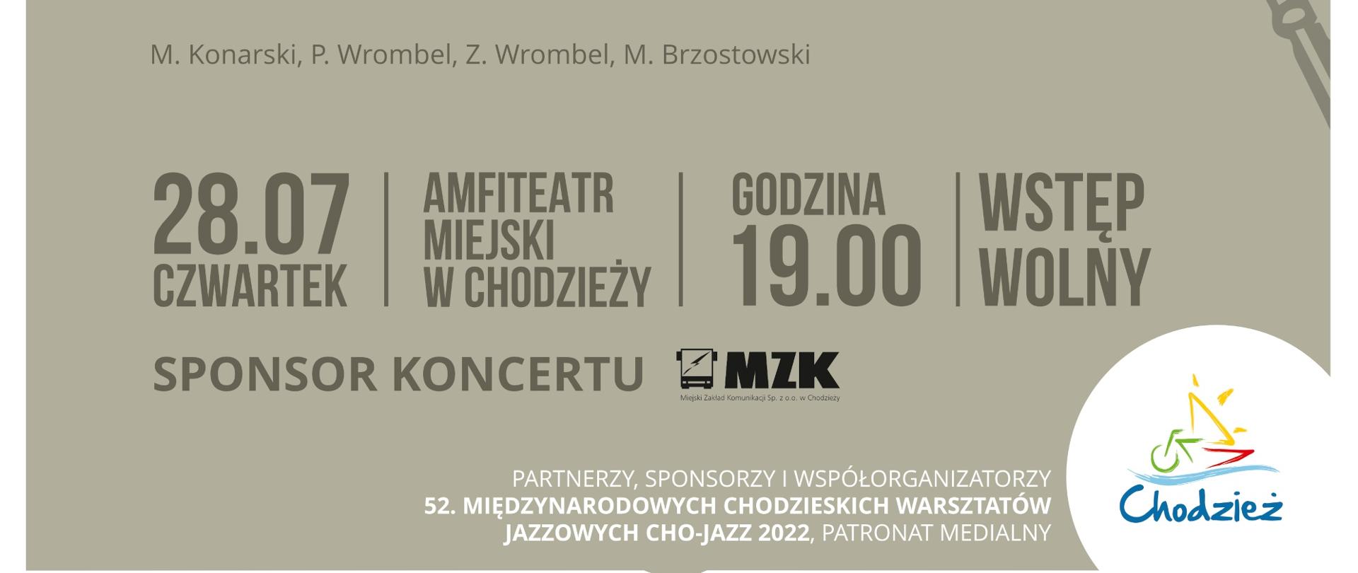 Plakat - koncert jazzowy w ChDK