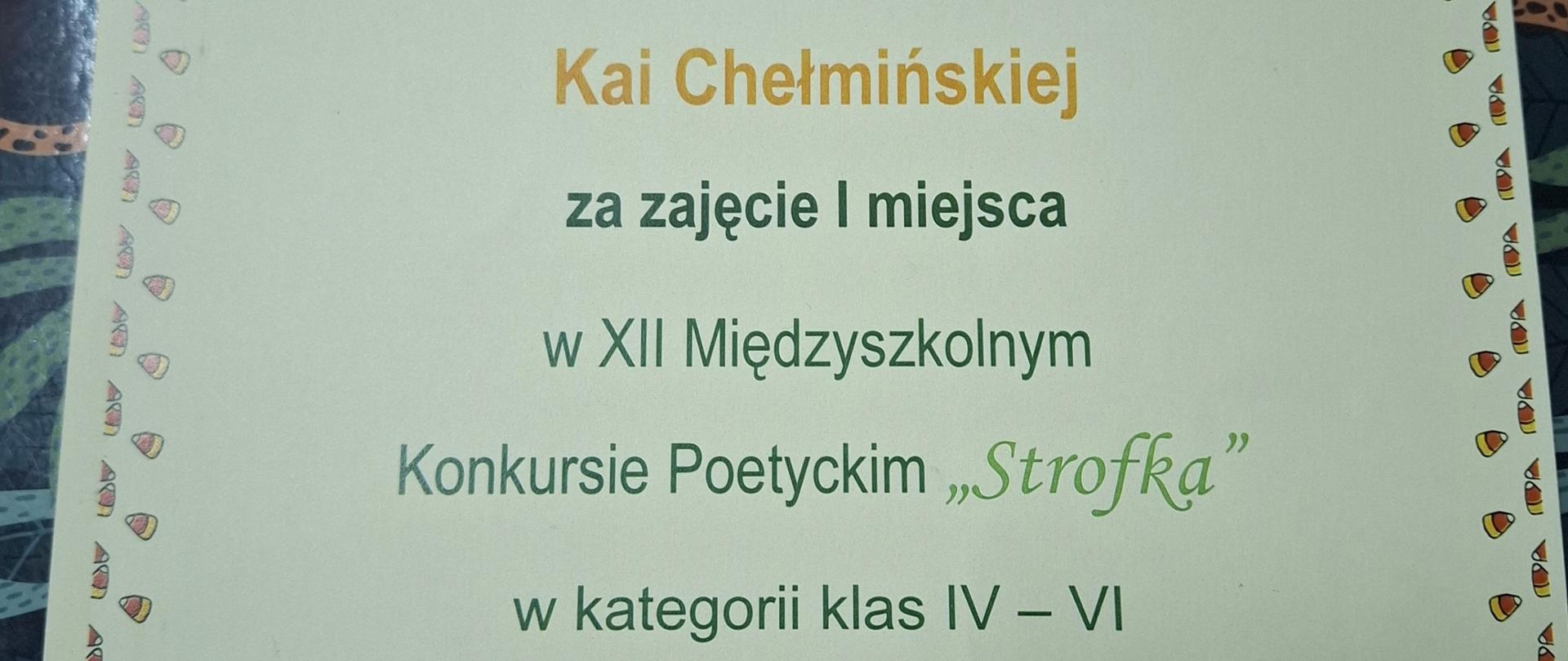 Dyplom Kai