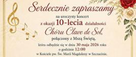 Plakat informujący o wydarzeniu