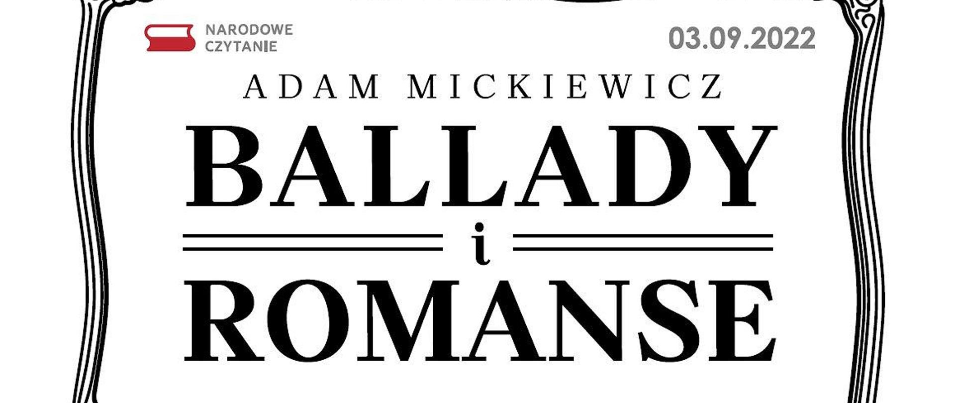 Adam Mickiewicz "Ballady i romanse"