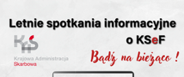 jasne tło czarne i białe litery zaproszenie na spotkania informacyjne 