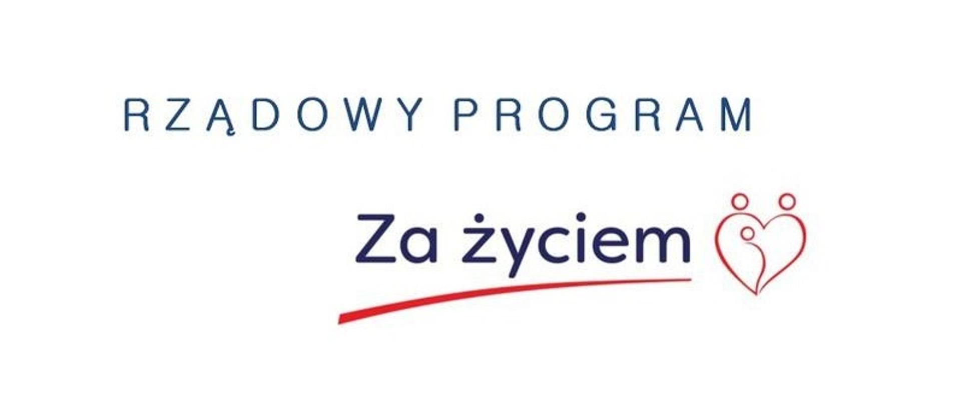 Logo rządowego programu za życiem