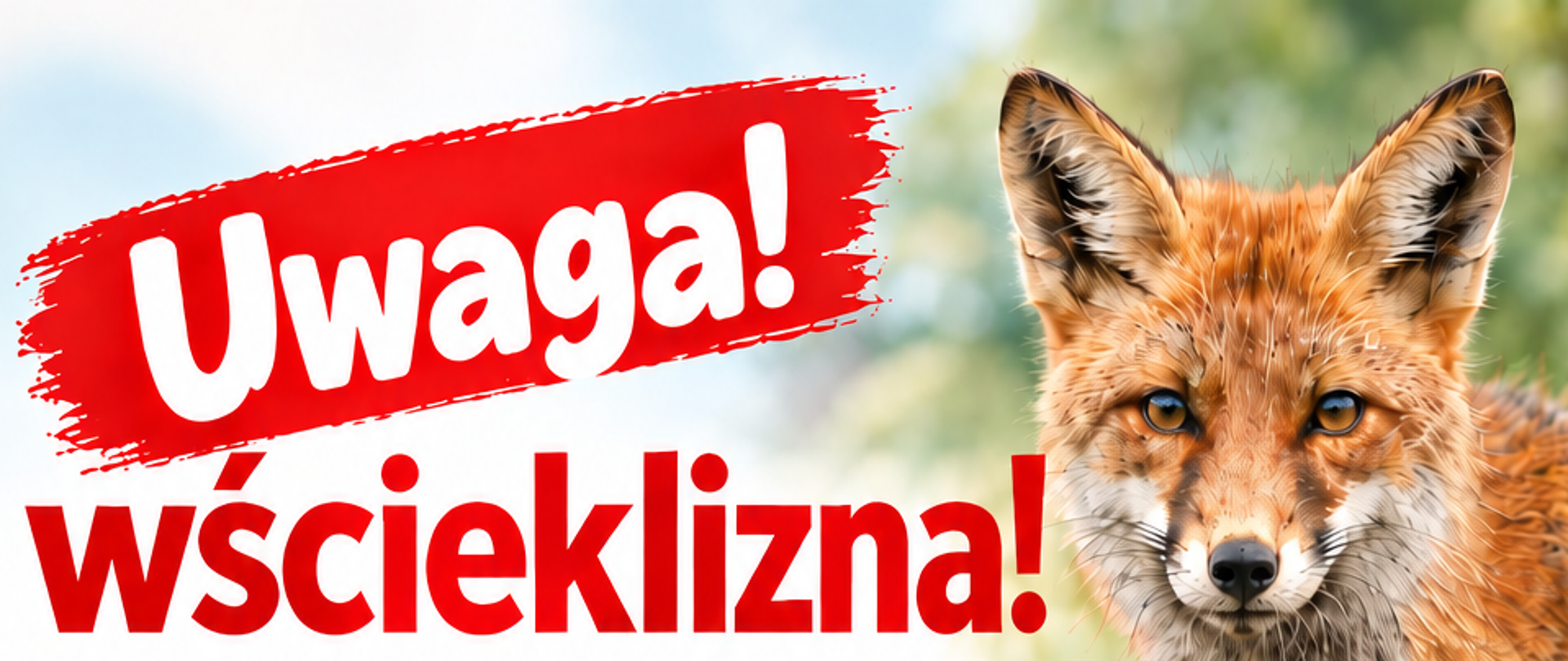 informacja o potwierdzonym przypadku wścieklizny