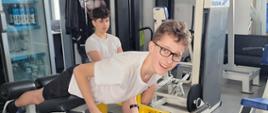 Trening uczniów klasy szóstej i siódmej w Kuźni Mocy w Serocku.