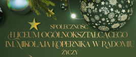 Życzenia świąteczne na Boże Narodzenie