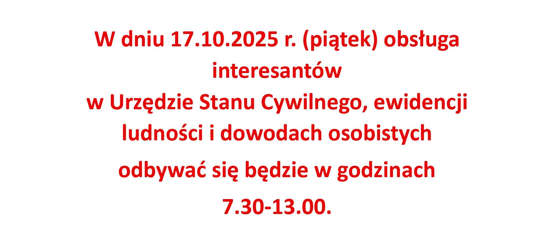 Ogłoszenie USC