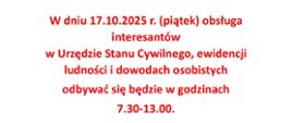 Ogłoszenie USC