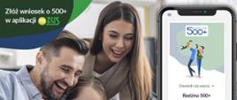Kampania informacyjna aplikacja mZUS i 500+

