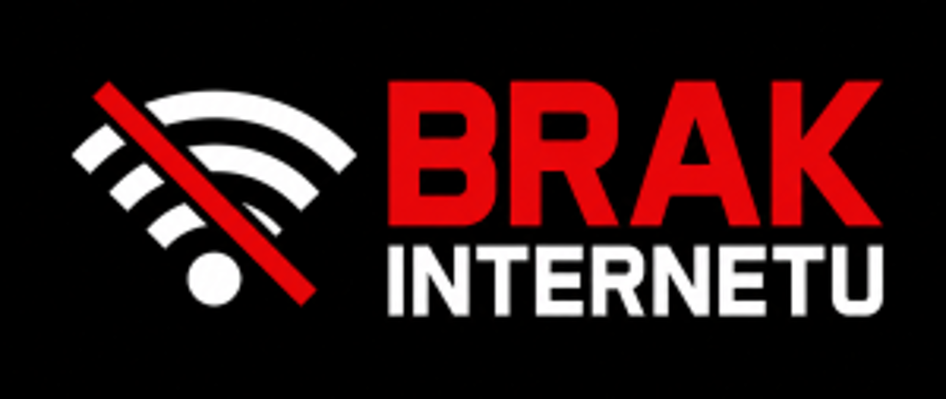 brak internetu
