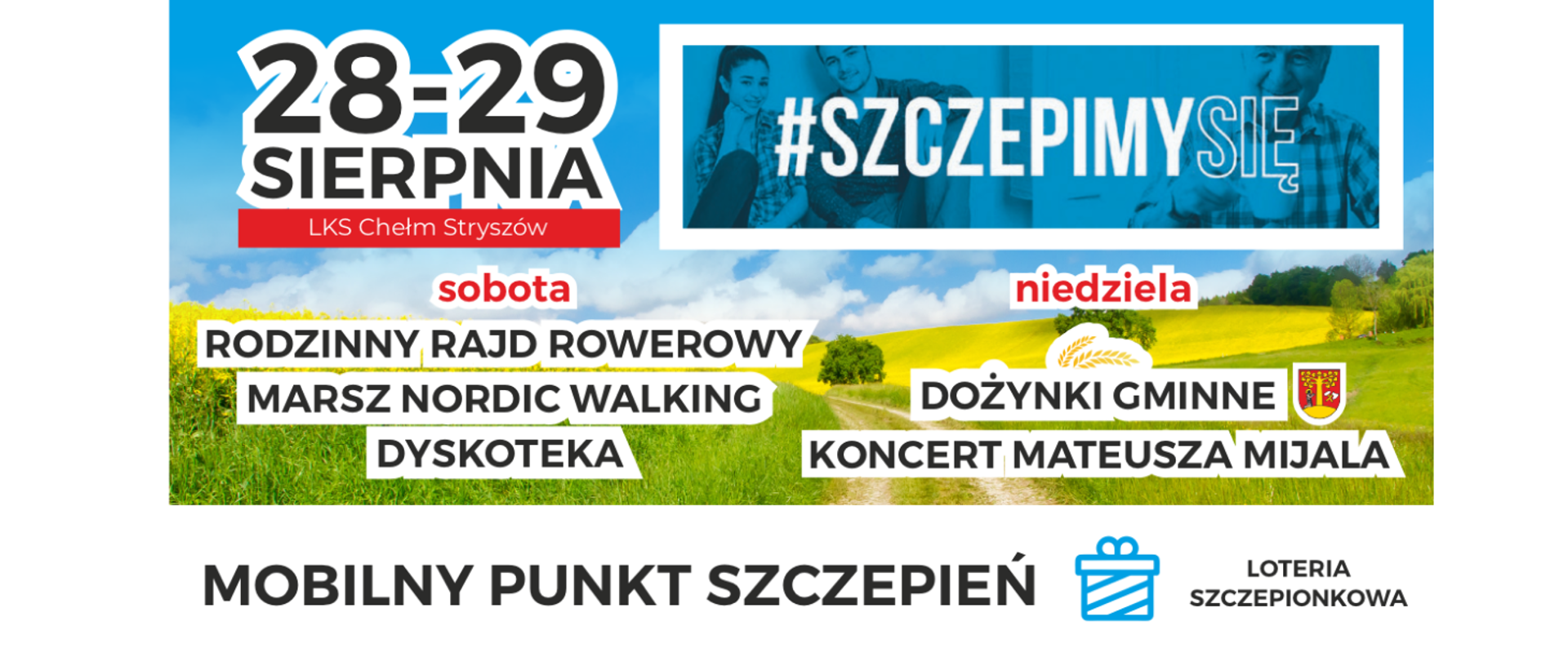 Baner na akcję Szczepimy się