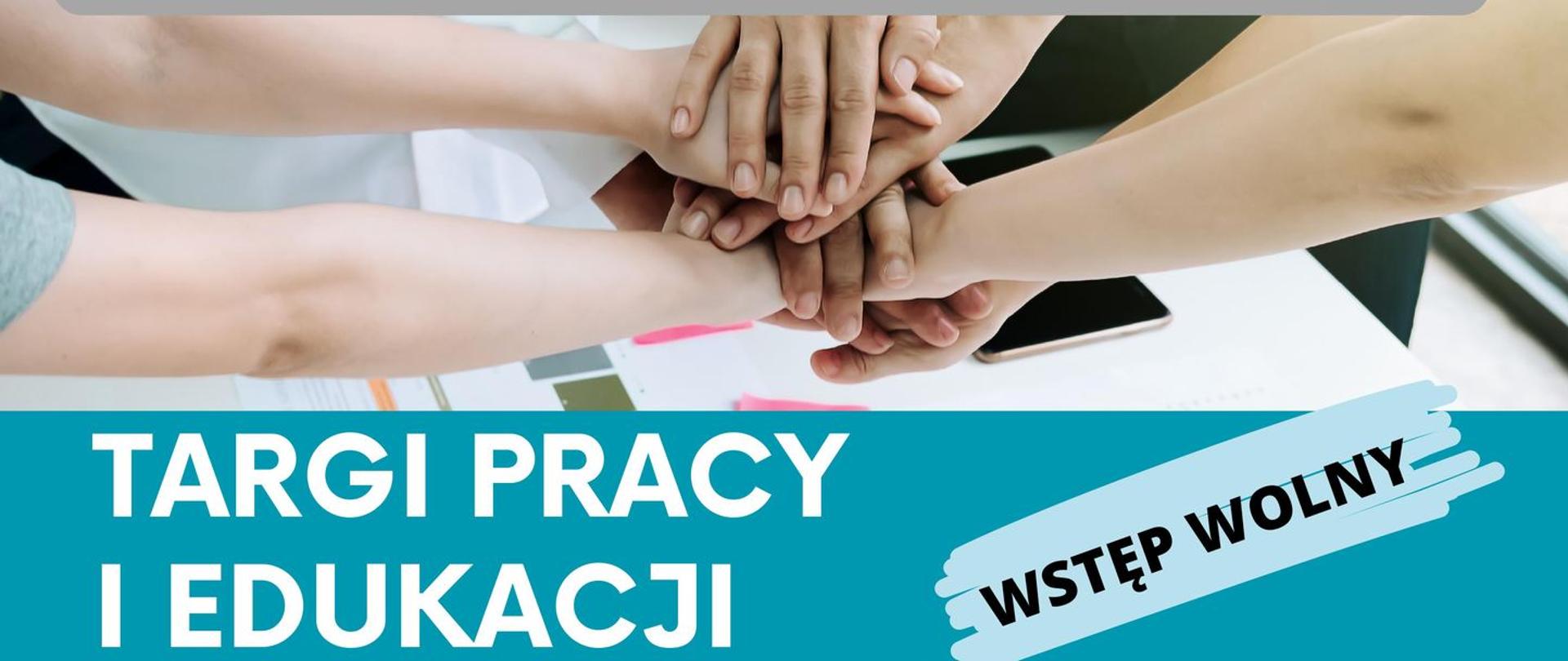plakat "targi pracy i edukacji"