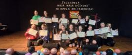 Wielu zdolnych uczniów „Jedynki” zaprezentowało się podczas szkolnego konkursu „Mam Talent”.