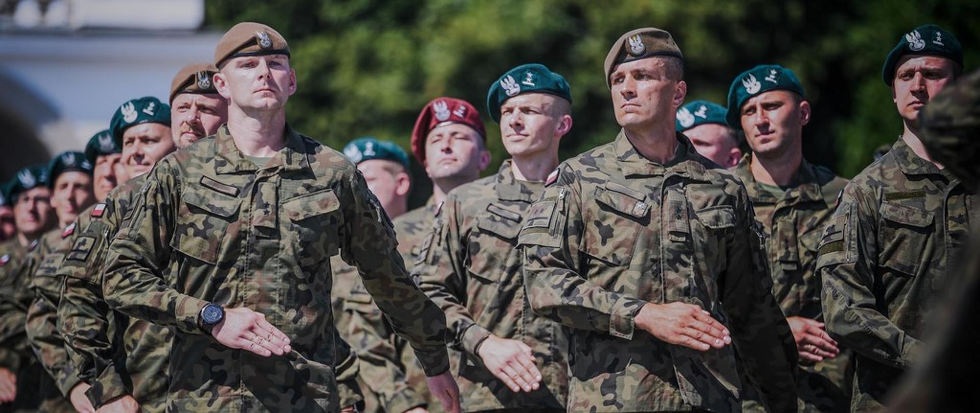 16.07.2023 WarszawaUroczysta promocja żołnierzy rezerwy na pierwszy stopień oficerski .Fot. DWOT