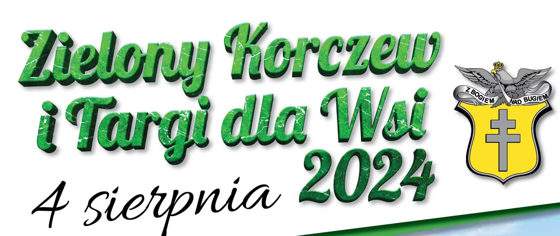 Zielony Korczew i Targi dla Wsi 2024 _plakat 